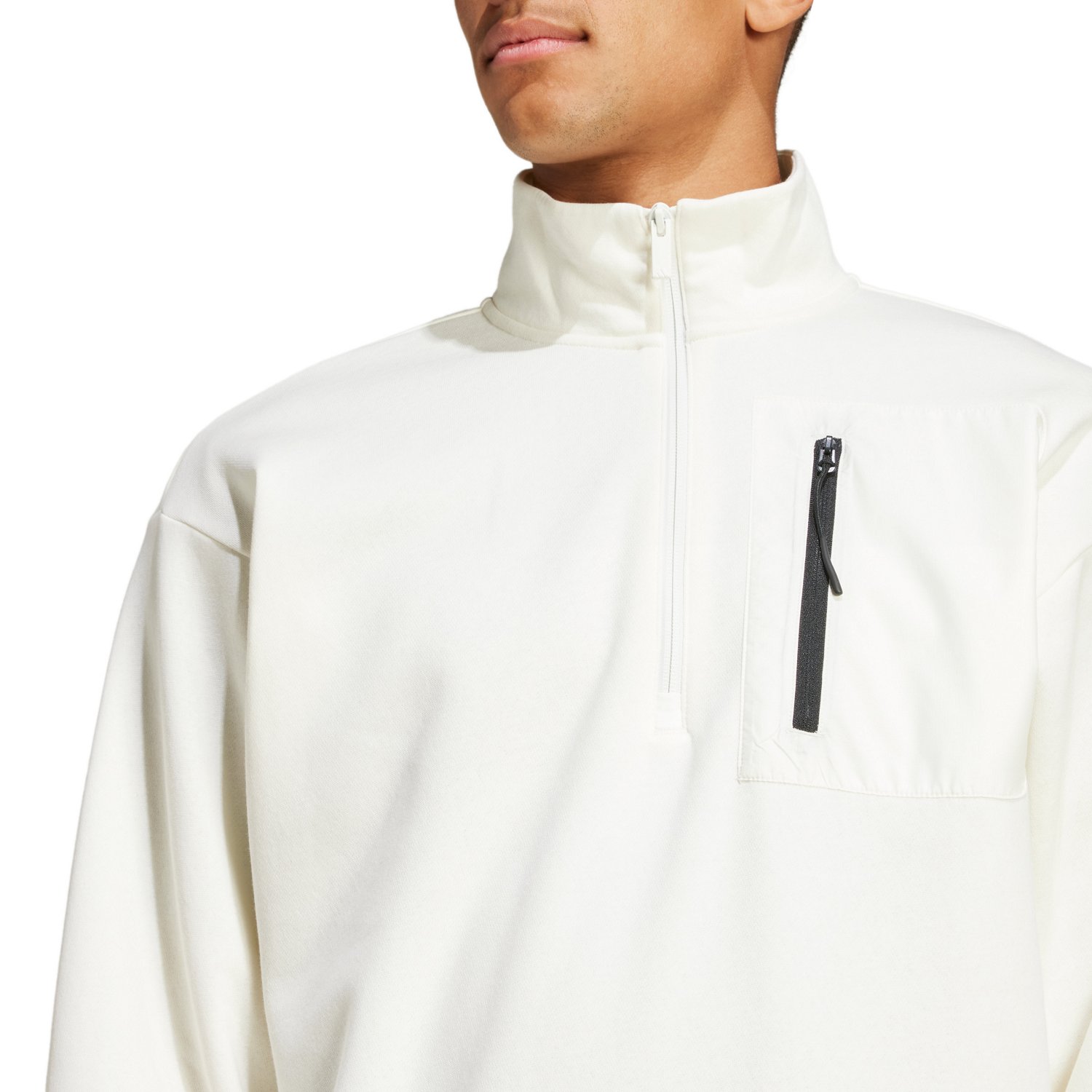 adidas Men's City Escape Fleece Half-Zip Sweatshirt - view number 4