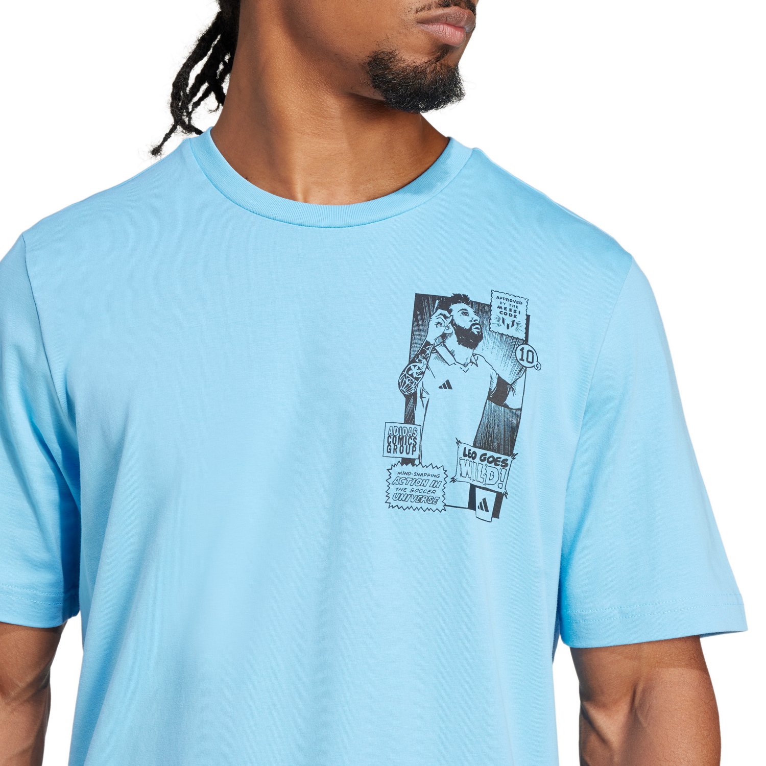 adidas Men's Messi Icon Graphic T-shirt - view number 3