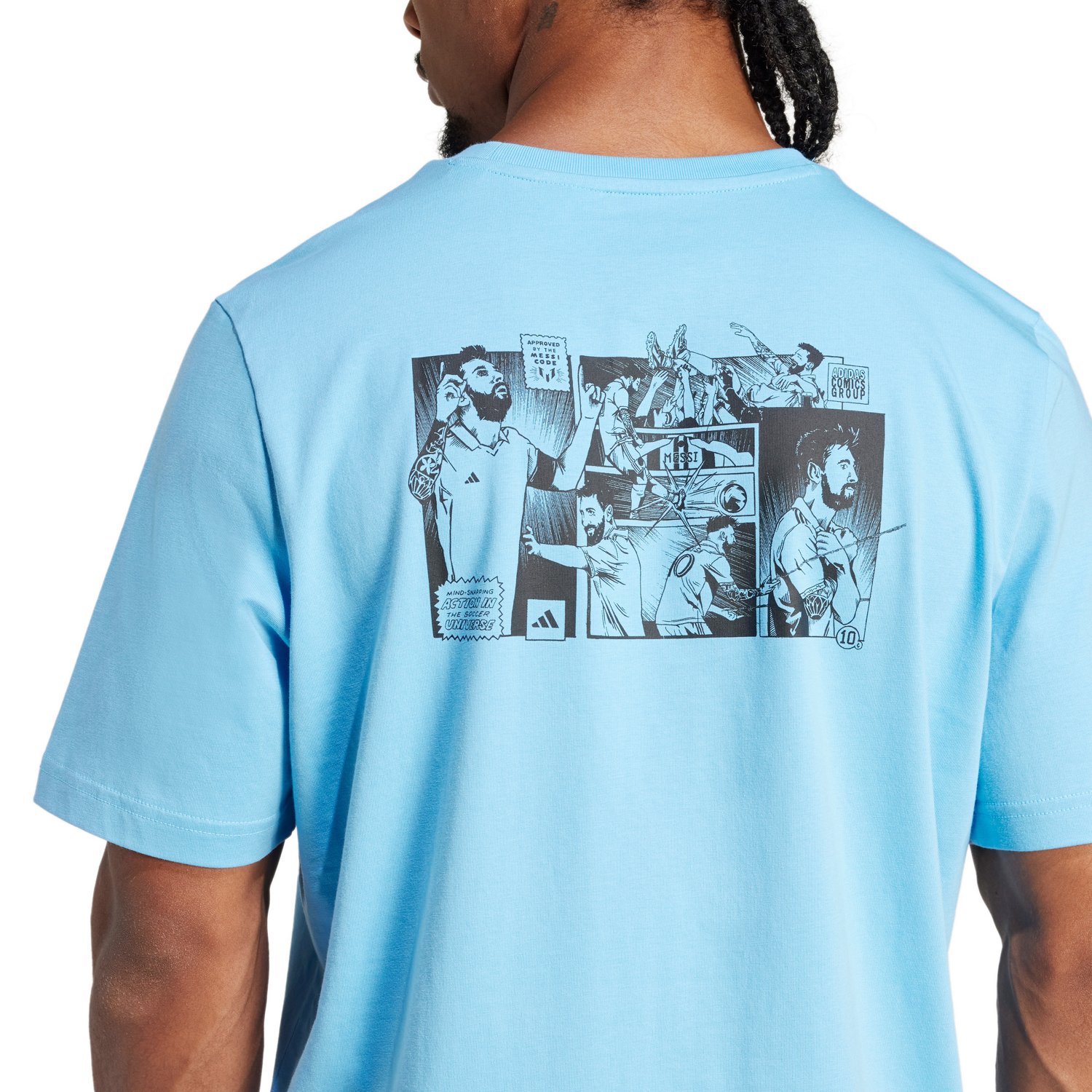 adidas Men's Messi Icon Graphic T-shirt - view number 4