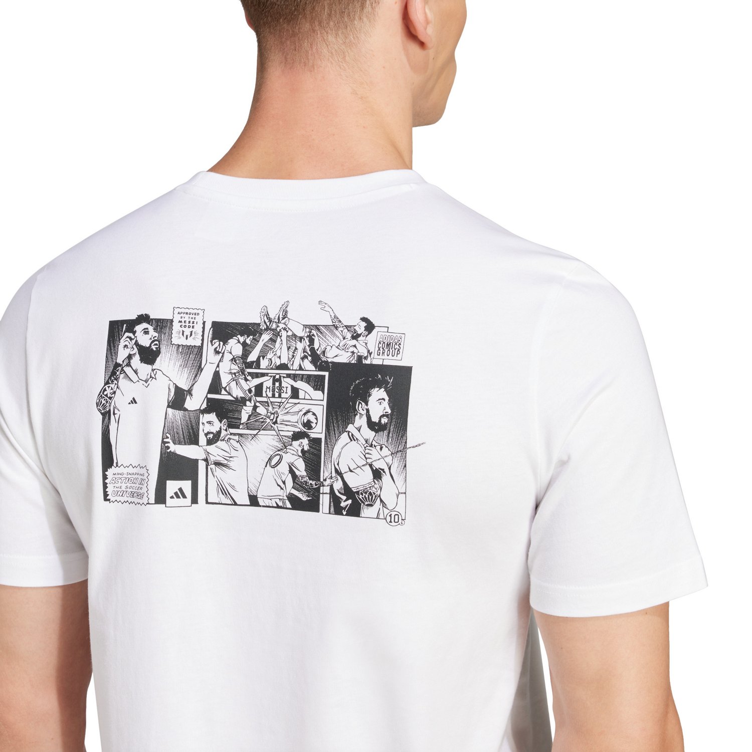 adidas Men's Messi Icon Graphic T-shirt - view number 4