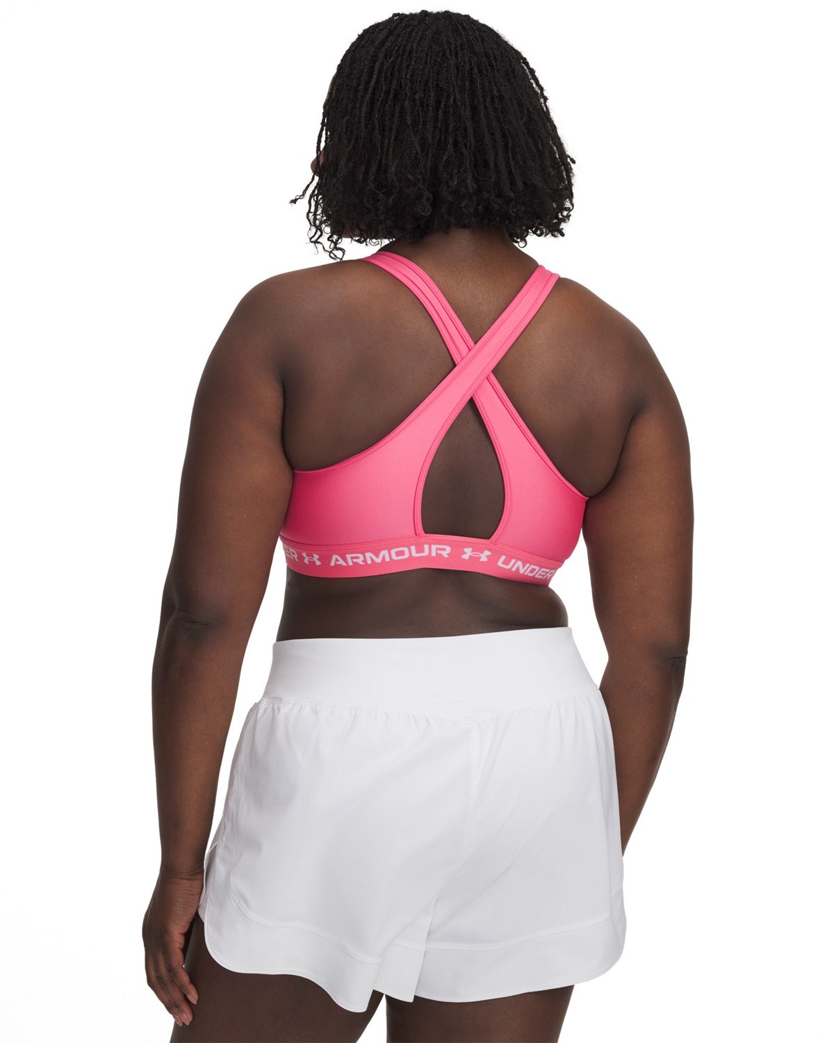 Under Armour Women's Crossback Mid Sports Bra                                                                                    - view number 2
