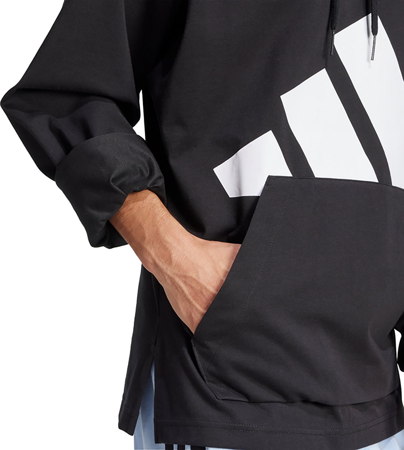 adidas Men's Essentials Big Logo Single Jersey Hoodie - view number 3