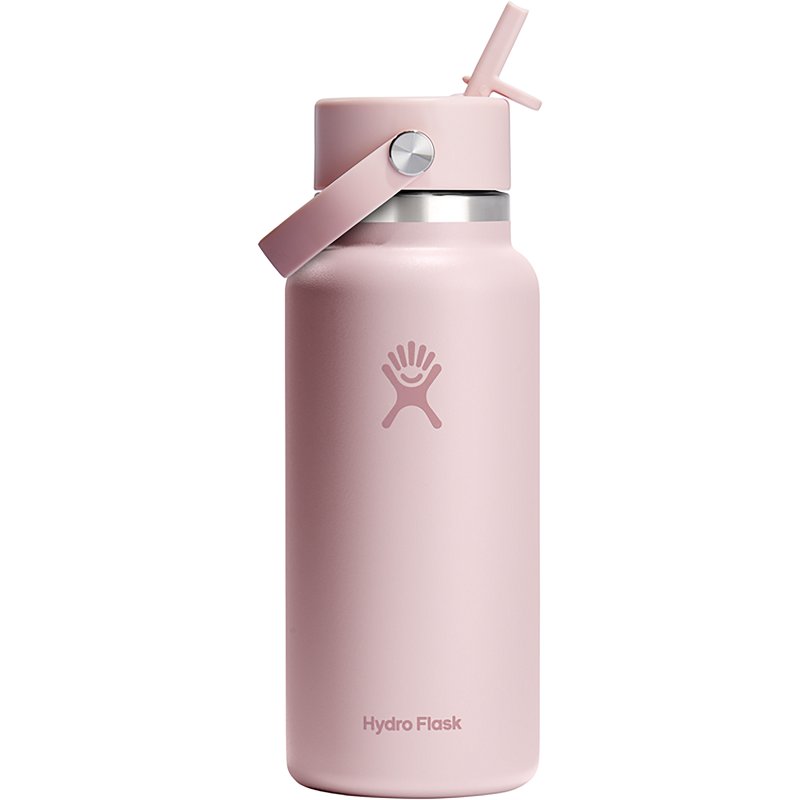Hydro Flask 32 oz Wide Flex Straw Cap Bottle Bright Pink - Thermos/Cups &koozies at Academy Sports