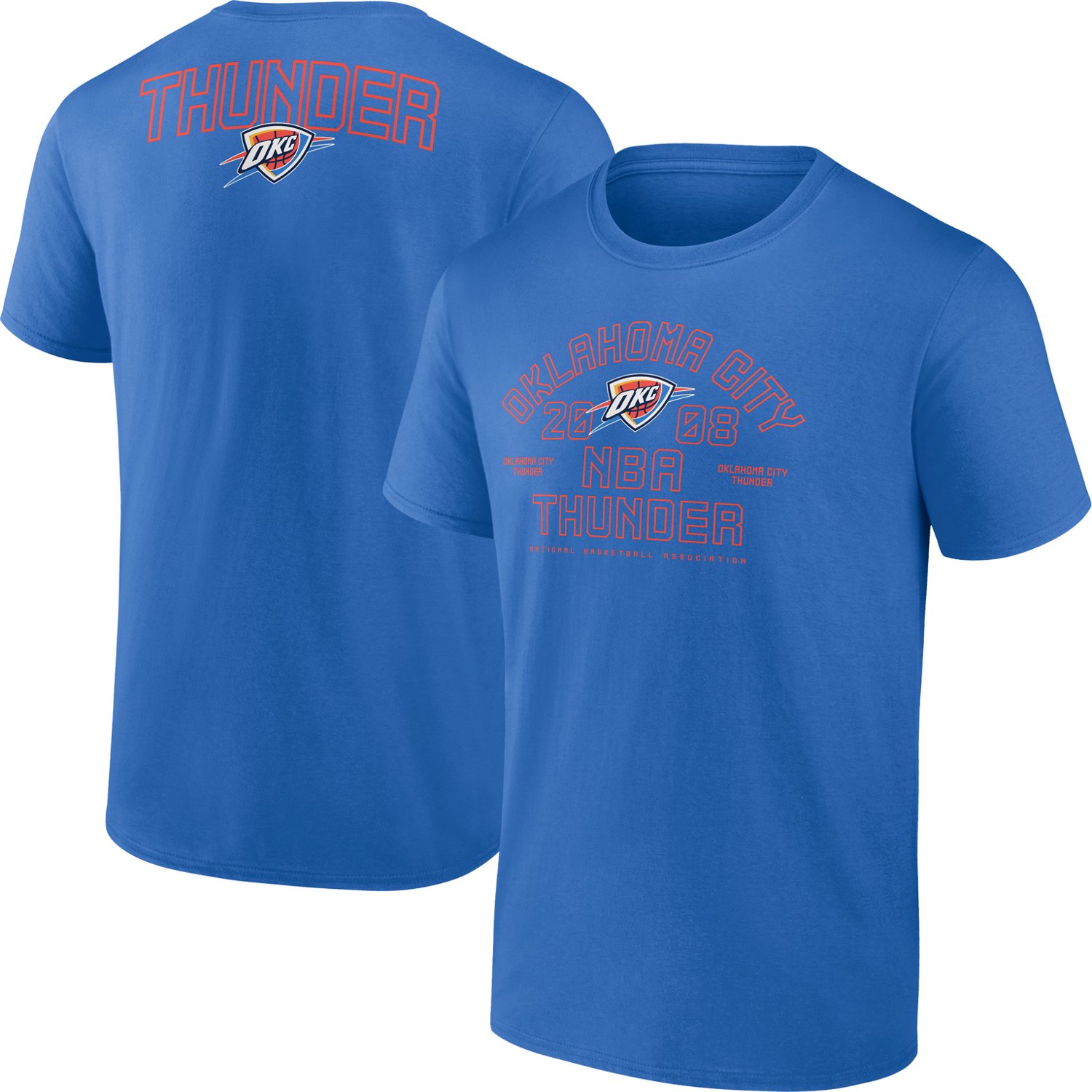 Fanatics Men's Oklahoma City Thunder Indomitable Drive Graphic T-shirt - view number 3