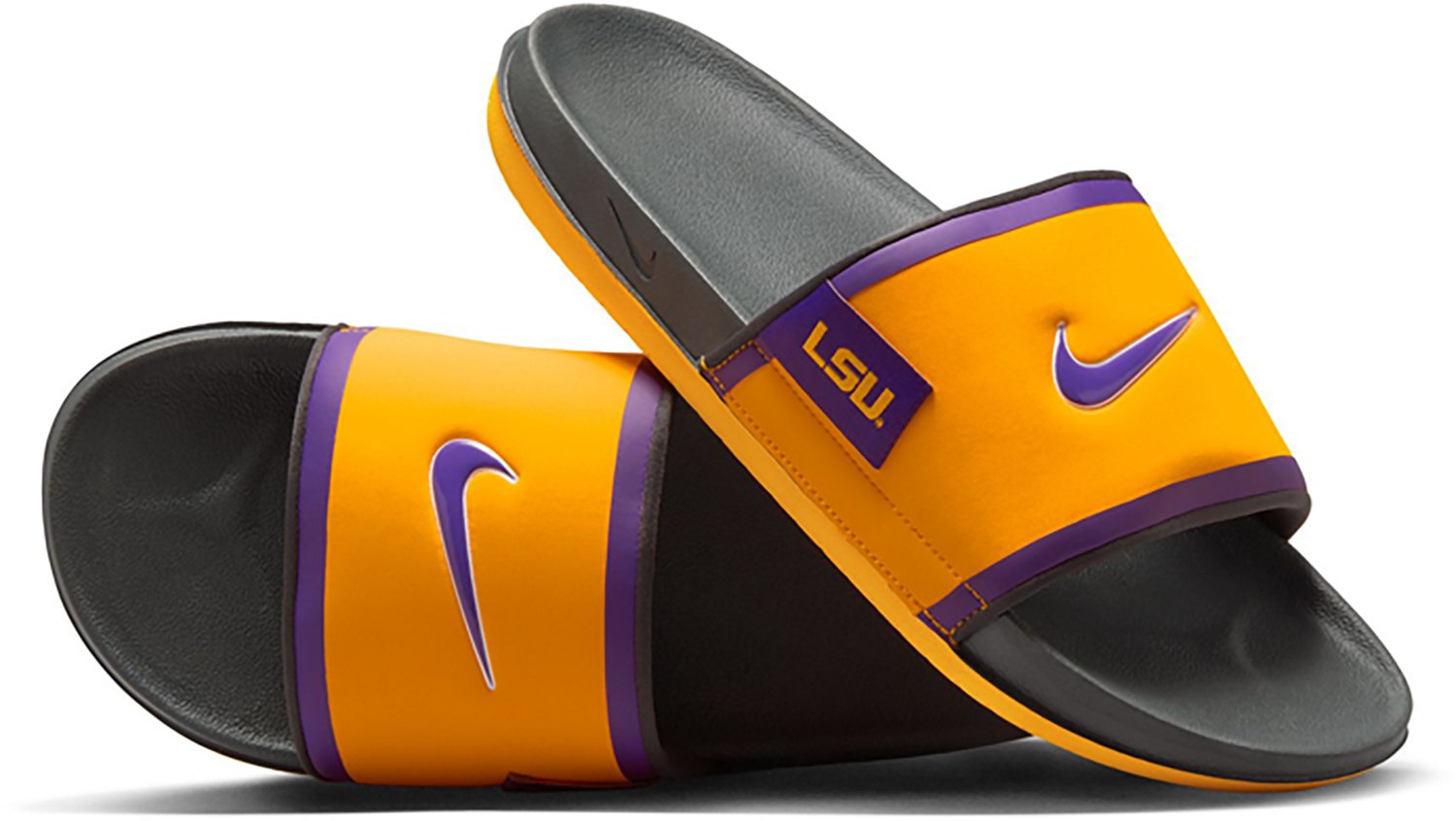 Nike Men's Louisiana State University Offcourt Slides                                                                            - view number 3