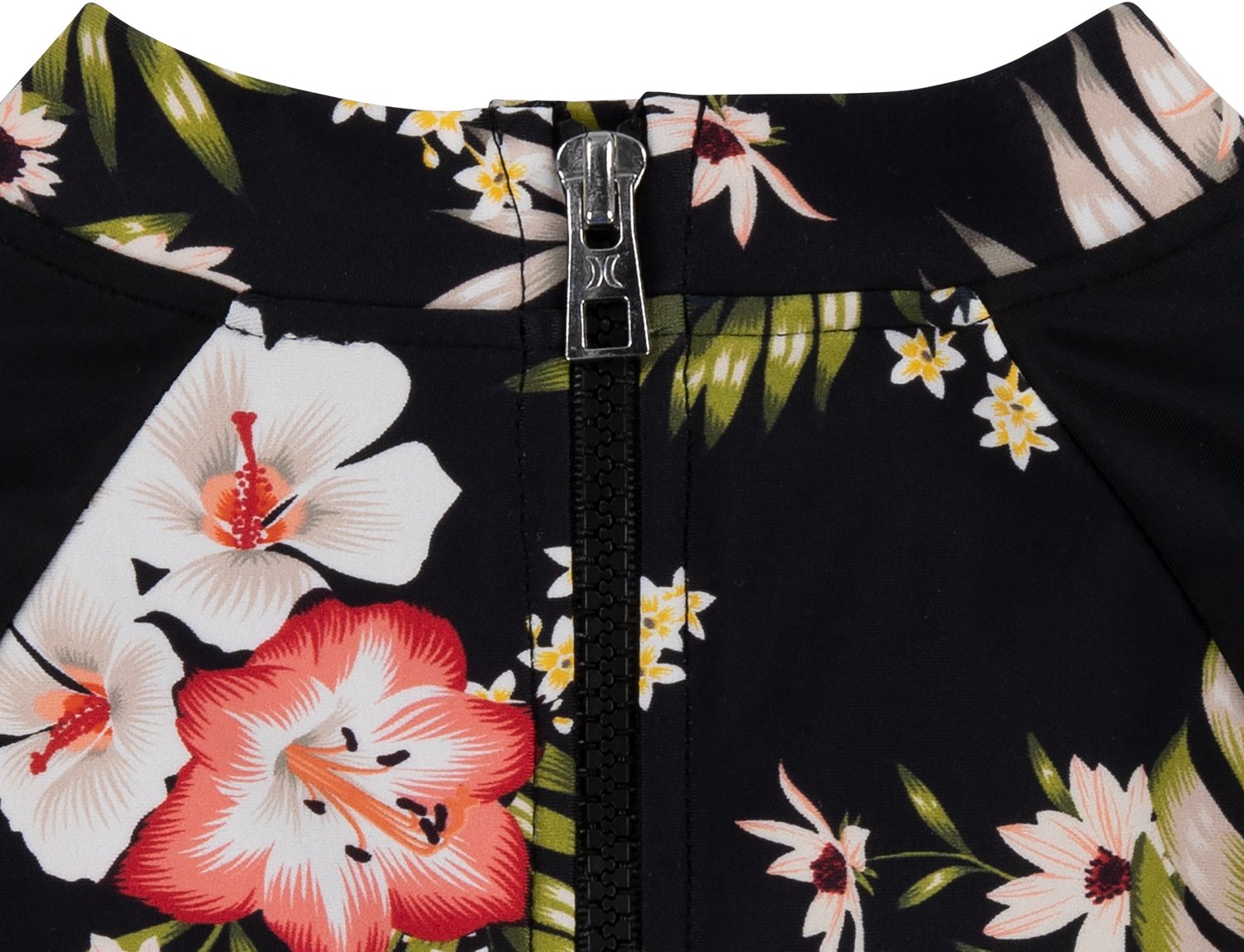 Hurley Girls' Carissa Moore Highland Tropic Long Sleeve 1-Piece Rashguard Swimsuit - view number 3