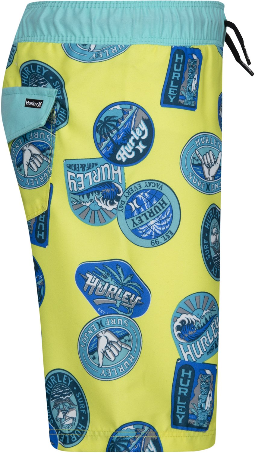 Hurley Boys' Travel Patch Pull-On Swim Shorts - view number 2