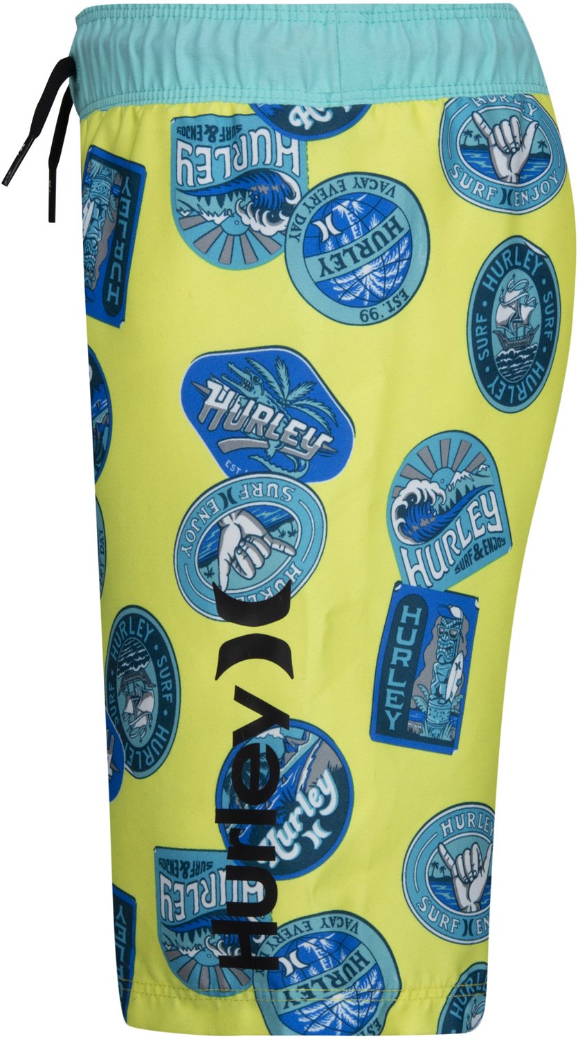 Hurley Boys' Travel Patch Pull-On Swim Shorts - view number 3