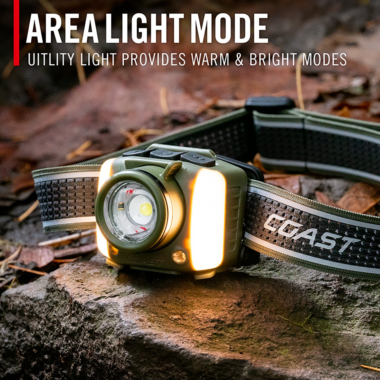 Coast FL95R 1250 Lumen Tri Color LED Rechargeable Headlamp                                                                       - view number 5