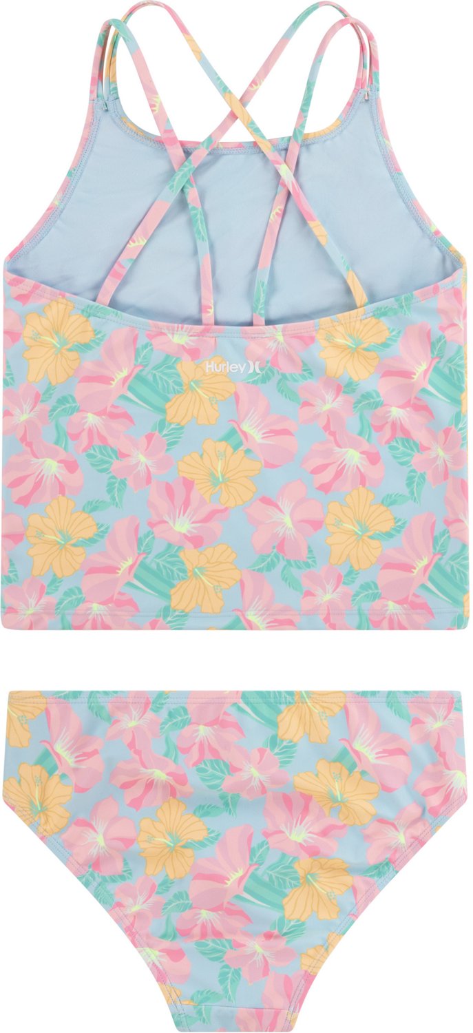 Hurley Girls' Strappy Tankini Set - view number 3