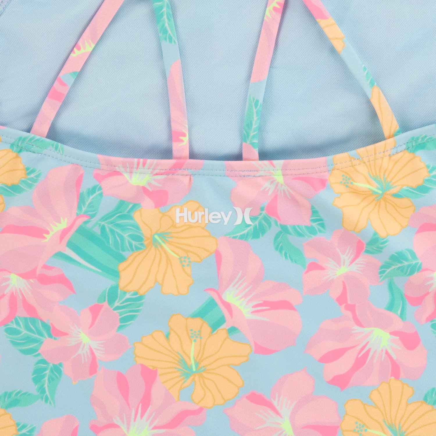 Hurley Girls' Strappy Tankini Set - view number 5