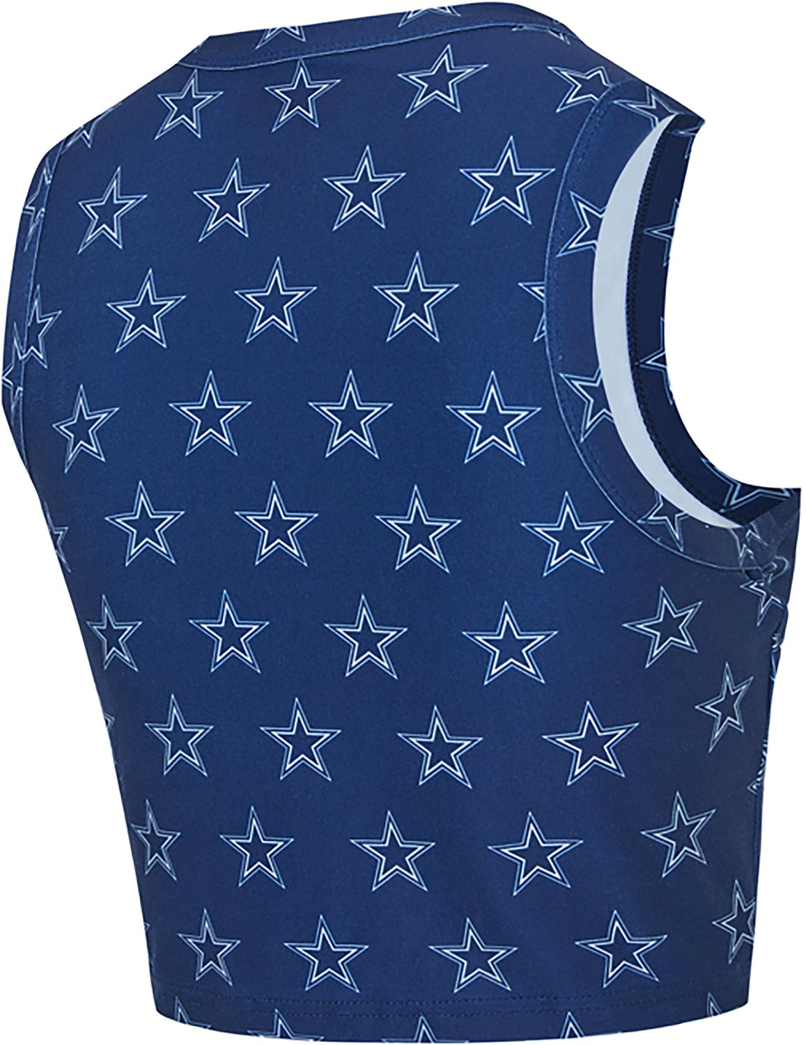 Concepts Sport Women's Dallas Cowboys Record Cropped Tank Top - view number 3