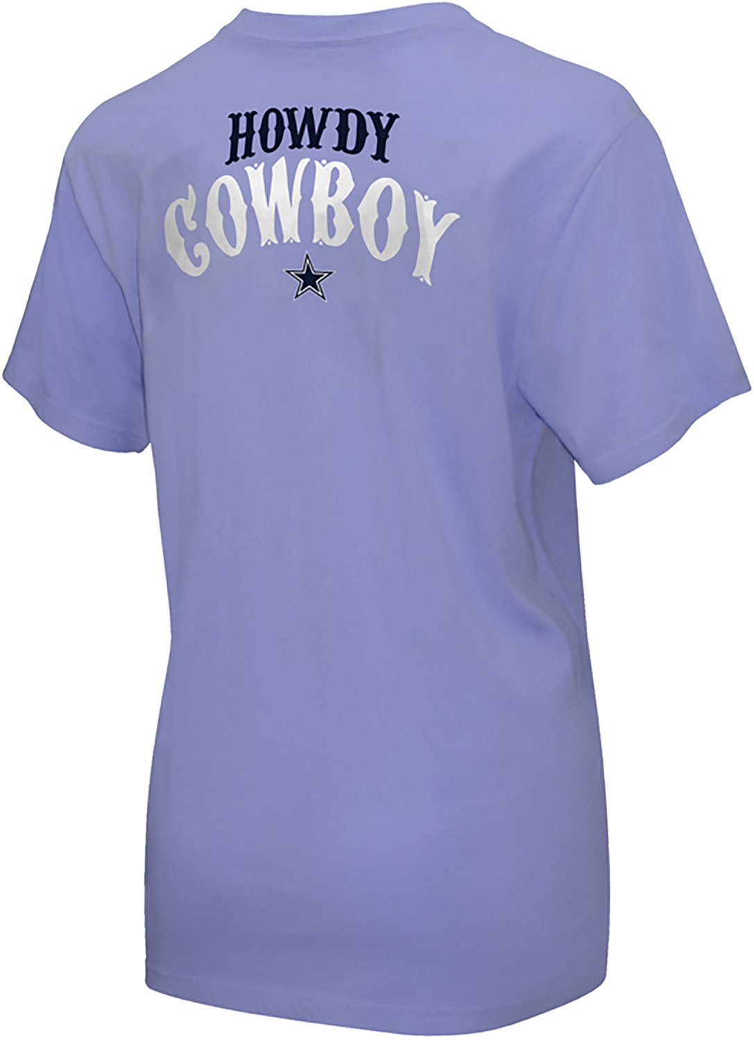 Lauren James Women's Dallas Cowboys Howdy Cowboy Short Sleeve T-shirt - view number 3