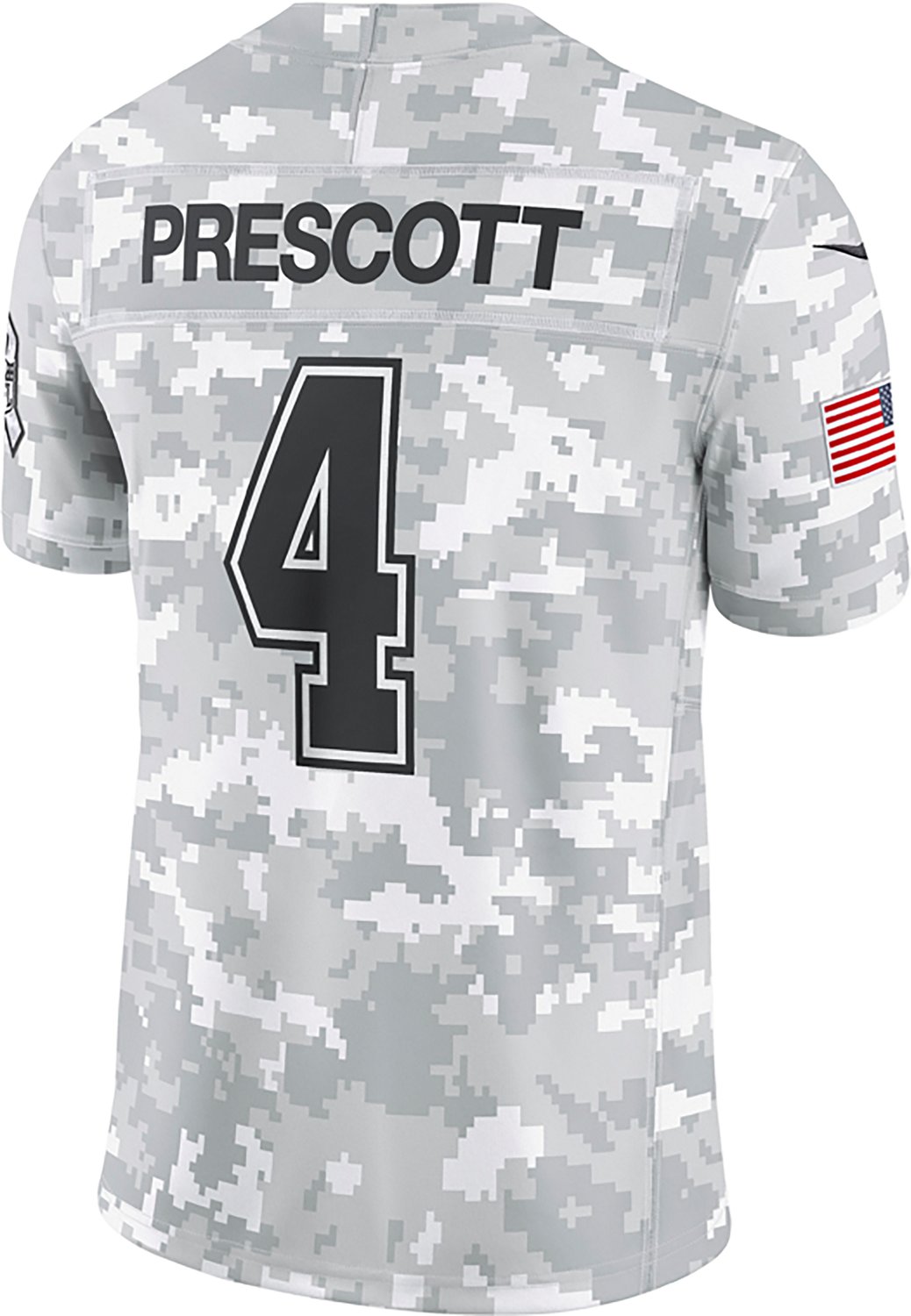Nike Men's Dallas Cowboys Dak Prescott Salute to Service Limited Jersey - view number 3