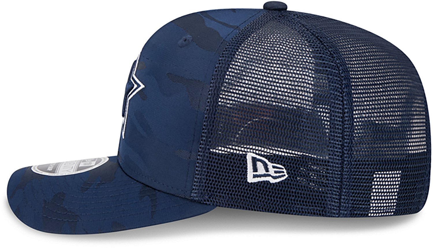 New Era Men's Dallas Cowboys Camo Trucker 970 Cap                                                                                - view number 5