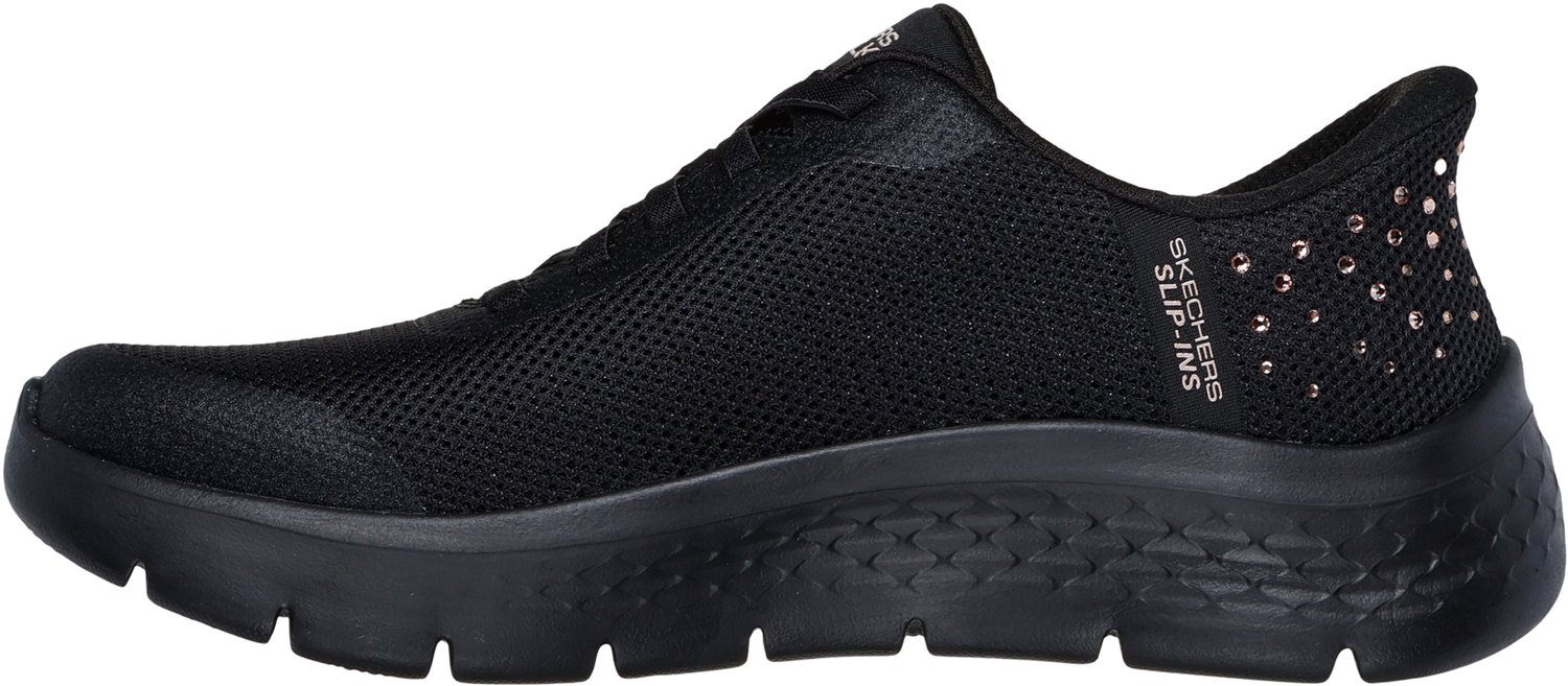 SKECHERS Women's Go Walk Flex Rhinestone Shoes                                                                                   - view number 2