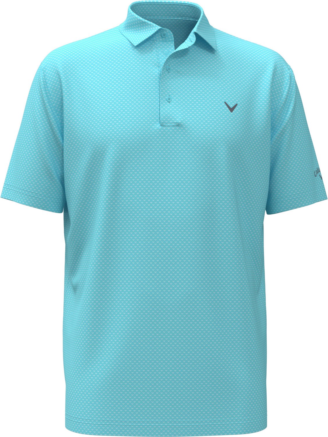 Callaway Boys' Chevron Jacquard Printed Polo Shirt                                                                               - view number 1