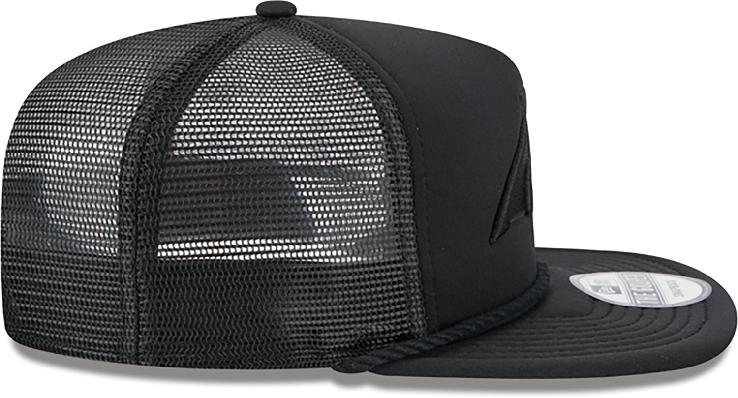 New Era Golfer Trucker Black on Black Panthers Cap - view number 4