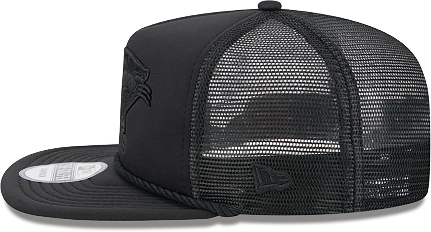 New Era Golfer Trucker Black on Black Panthers Cap - view number 5