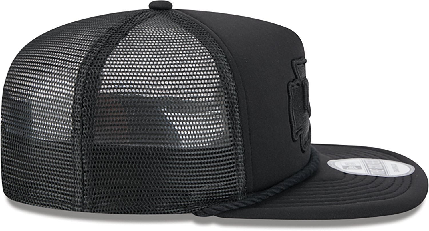 New Era Golfer Trucker Black on Black Chiefs Cap - view number 4