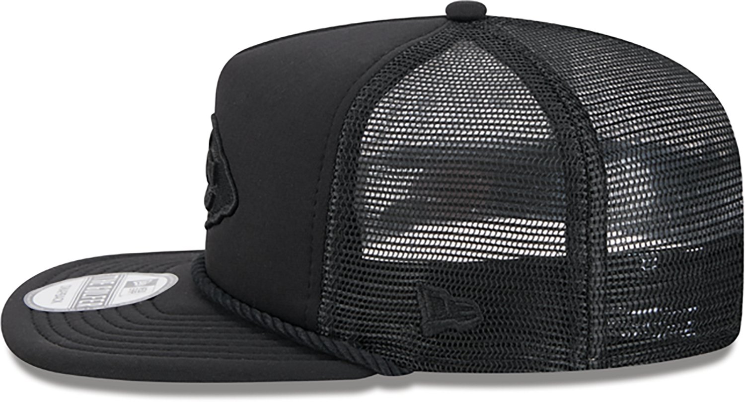 New Era Golfer Trucker Black on Black Chiefs Cap - view number 5