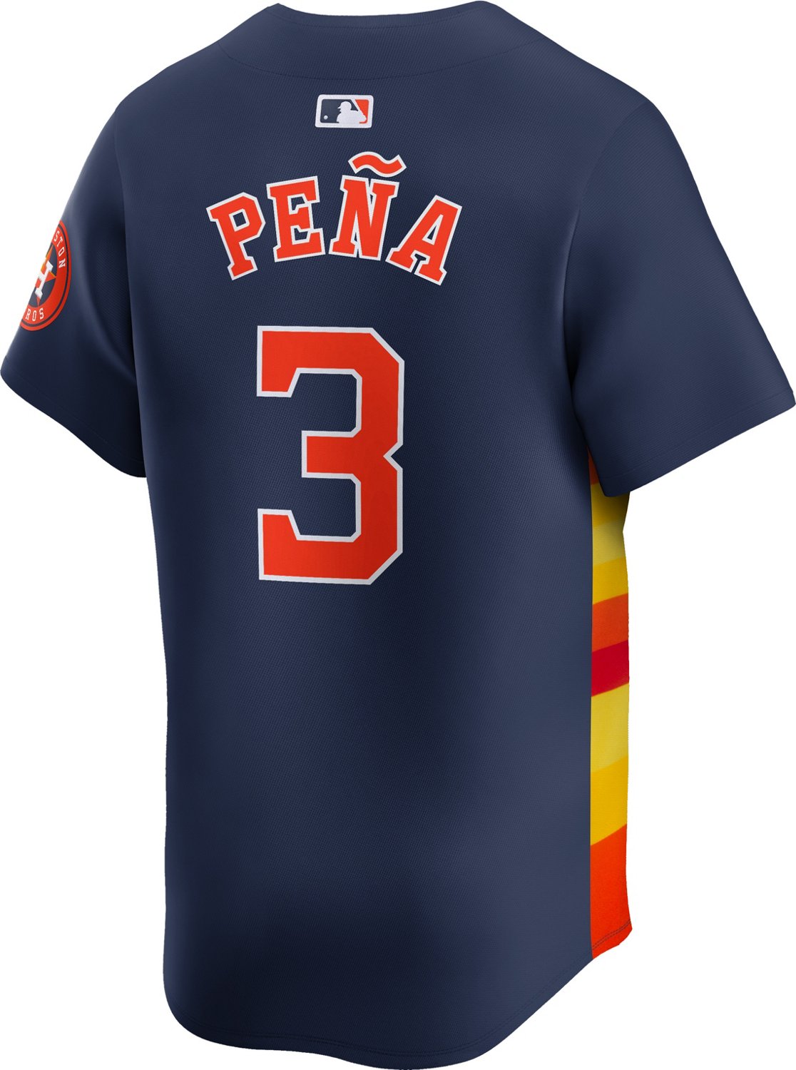 Nike Men's Houston Astros Jeremy Pena Limited Name and Number Alternate Jersey                                                   - view number 2