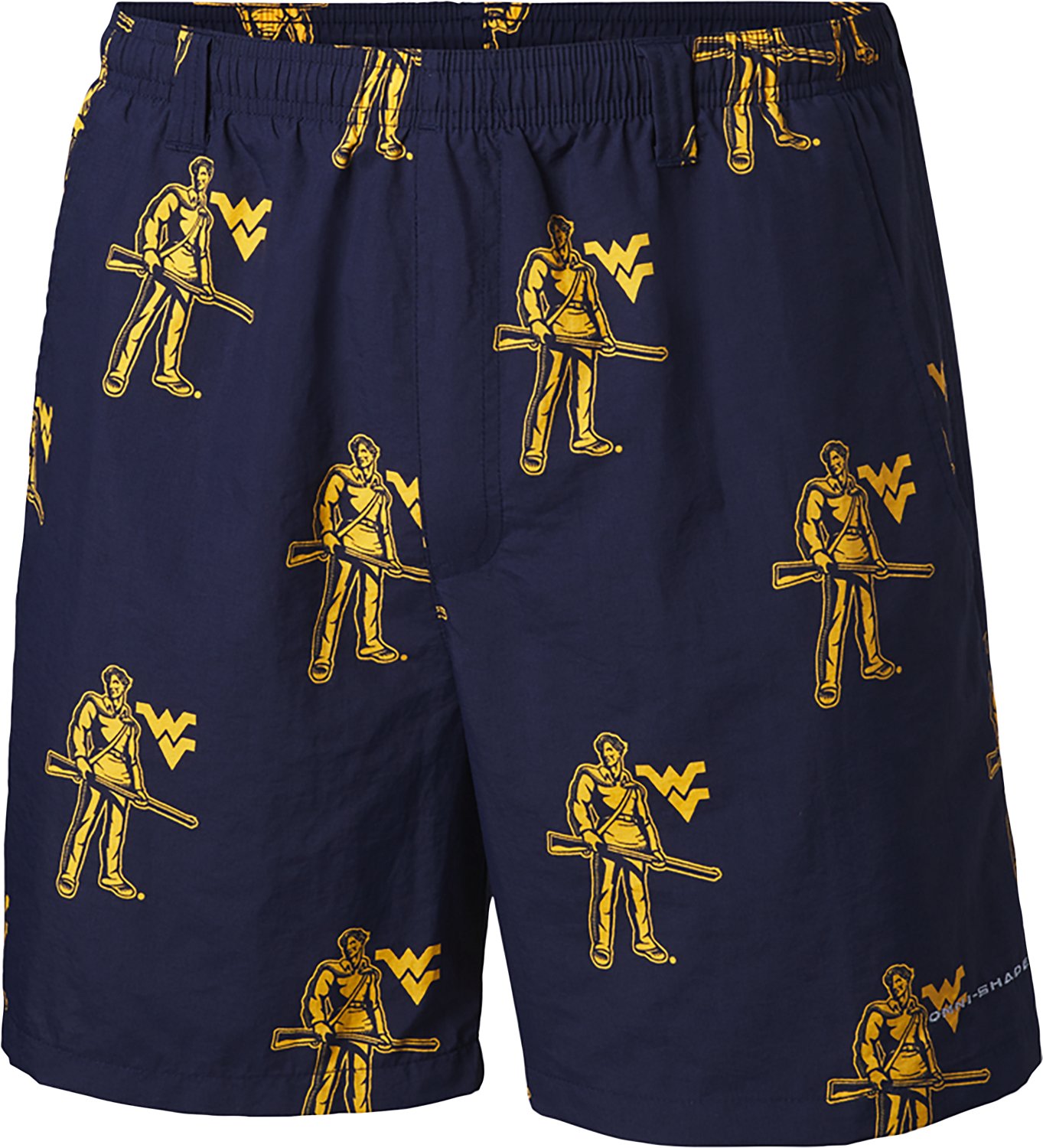 Columbia Sportswear Men's West Virginia University Backcast II Printed Shorts 6 in  - view number 5