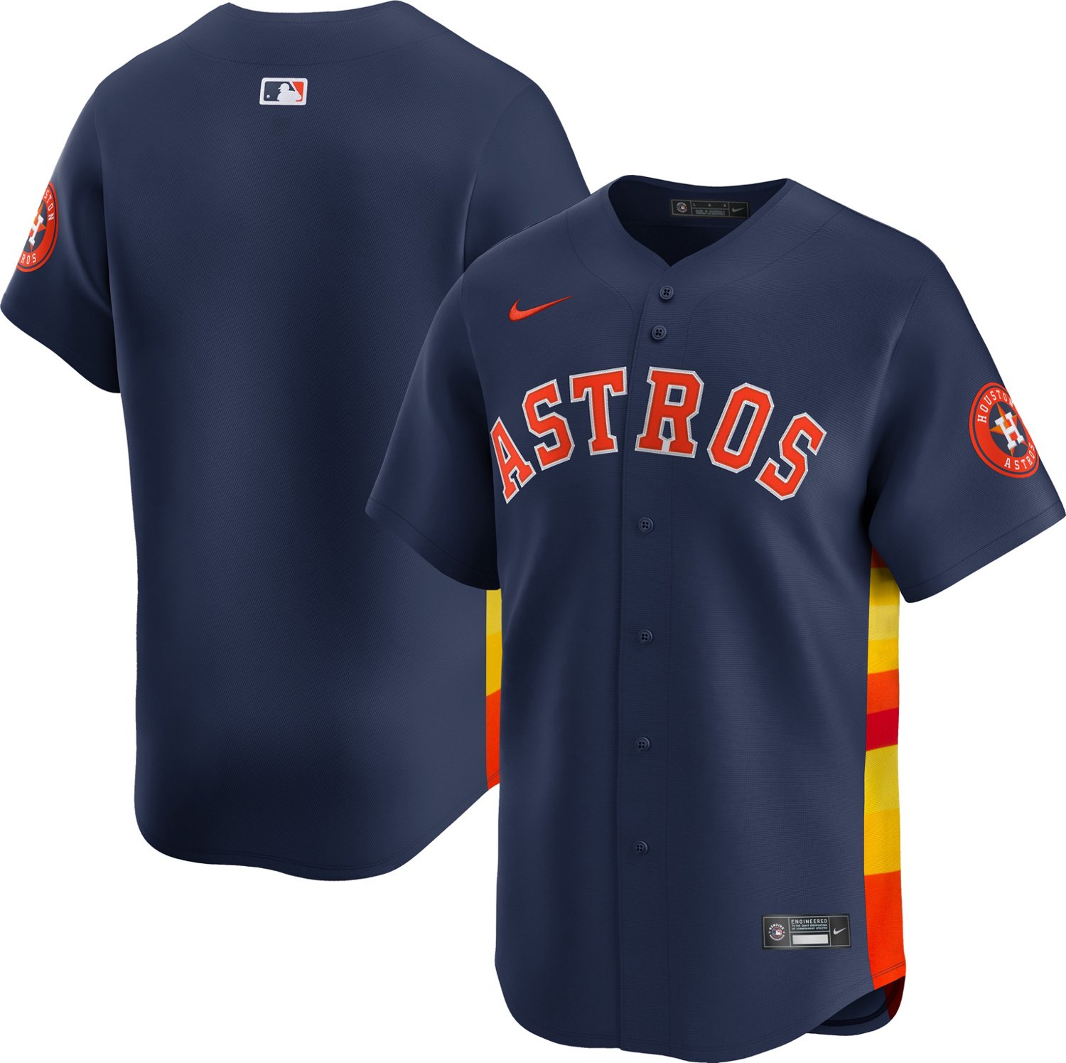 Nike Men's Houston Astros Alt2 Limited Jersey  - view number 3