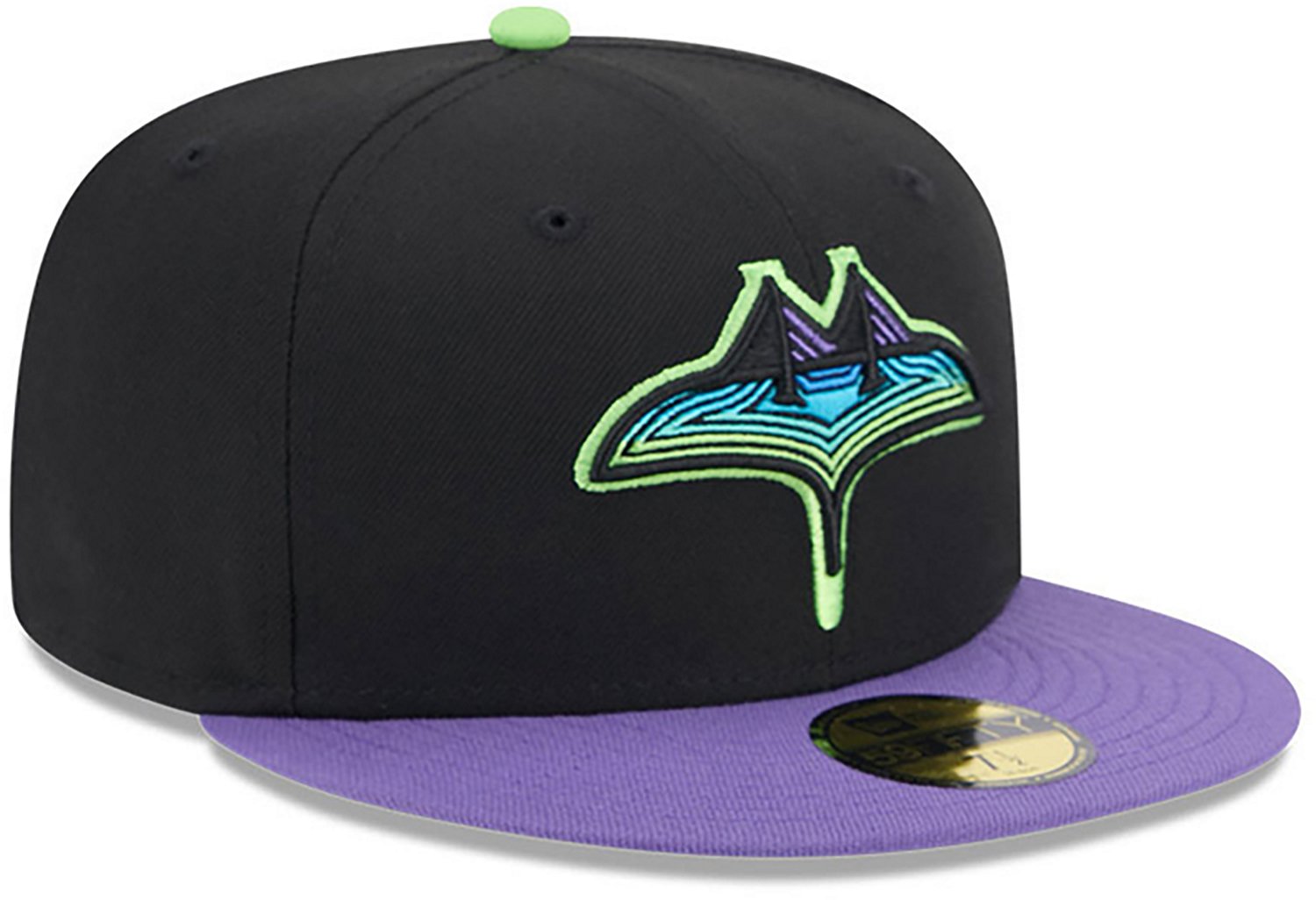 New Era Men's Tampa Bay Rays City Connect On Field 59FIFTY Fitted Cap - view number 3