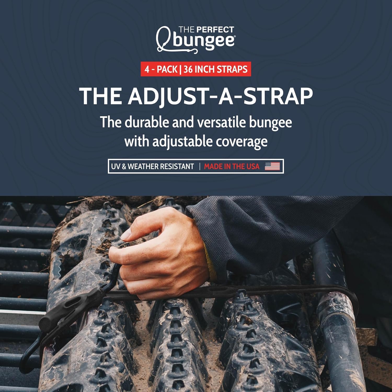 The Perfect Bungee 36 in Adjustable Bungee Straps 2-Pack - view number 6