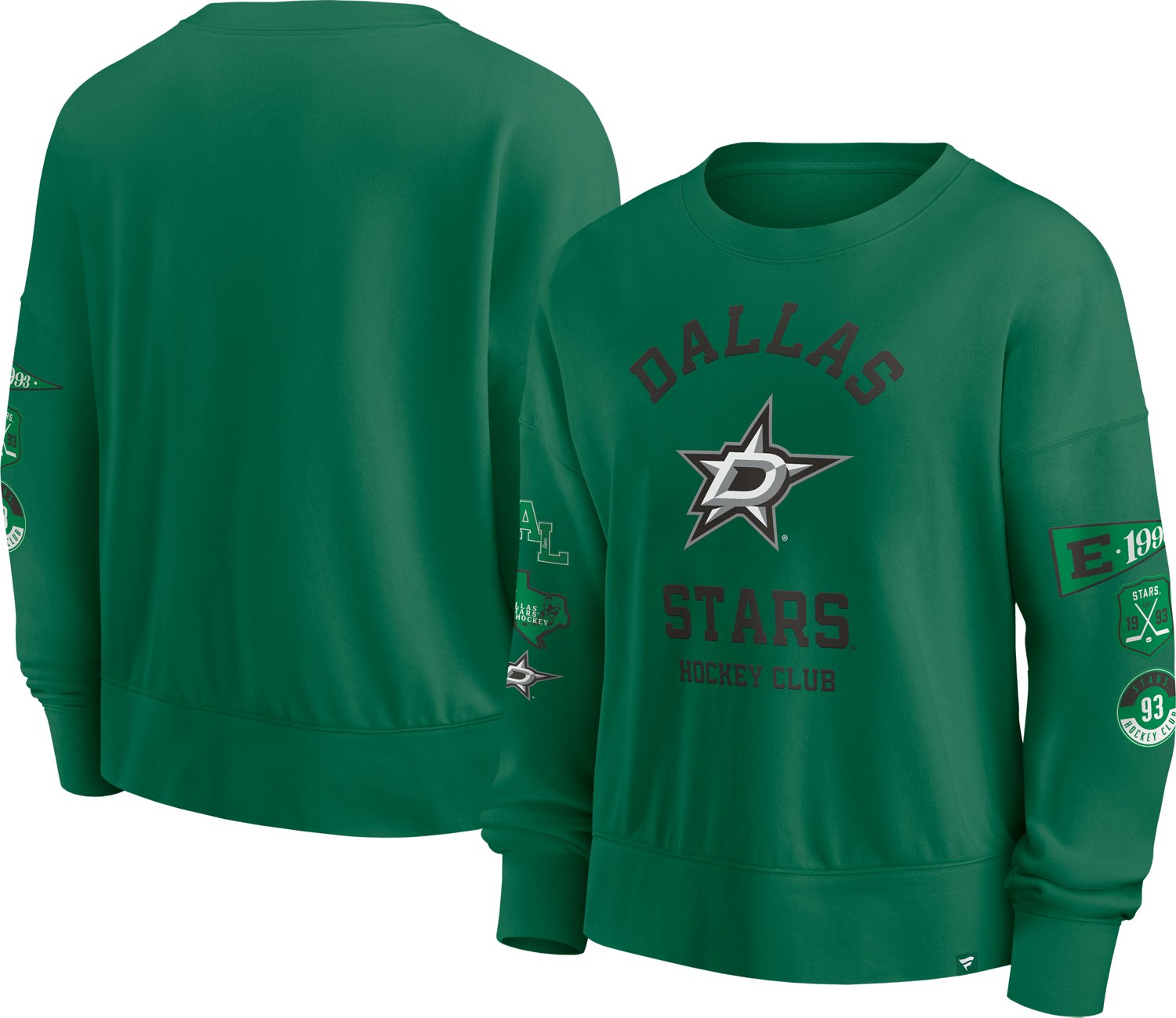 Fanatics Women's Dallas Stars Go Team Long Sleeve Crewneck Sweatshirt - view number 3