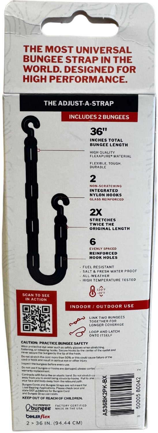 The Perfect Bungee 36 in Adjustable Bungee Straps 2-Pack - view number 3