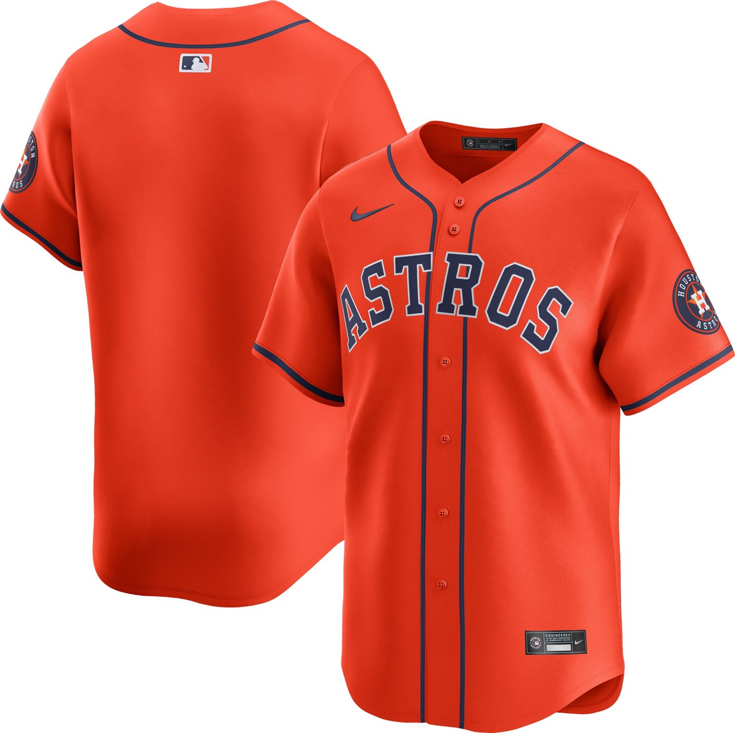 Nike Men's Houston Astros Alt2 Limited Jersey  - view number 3