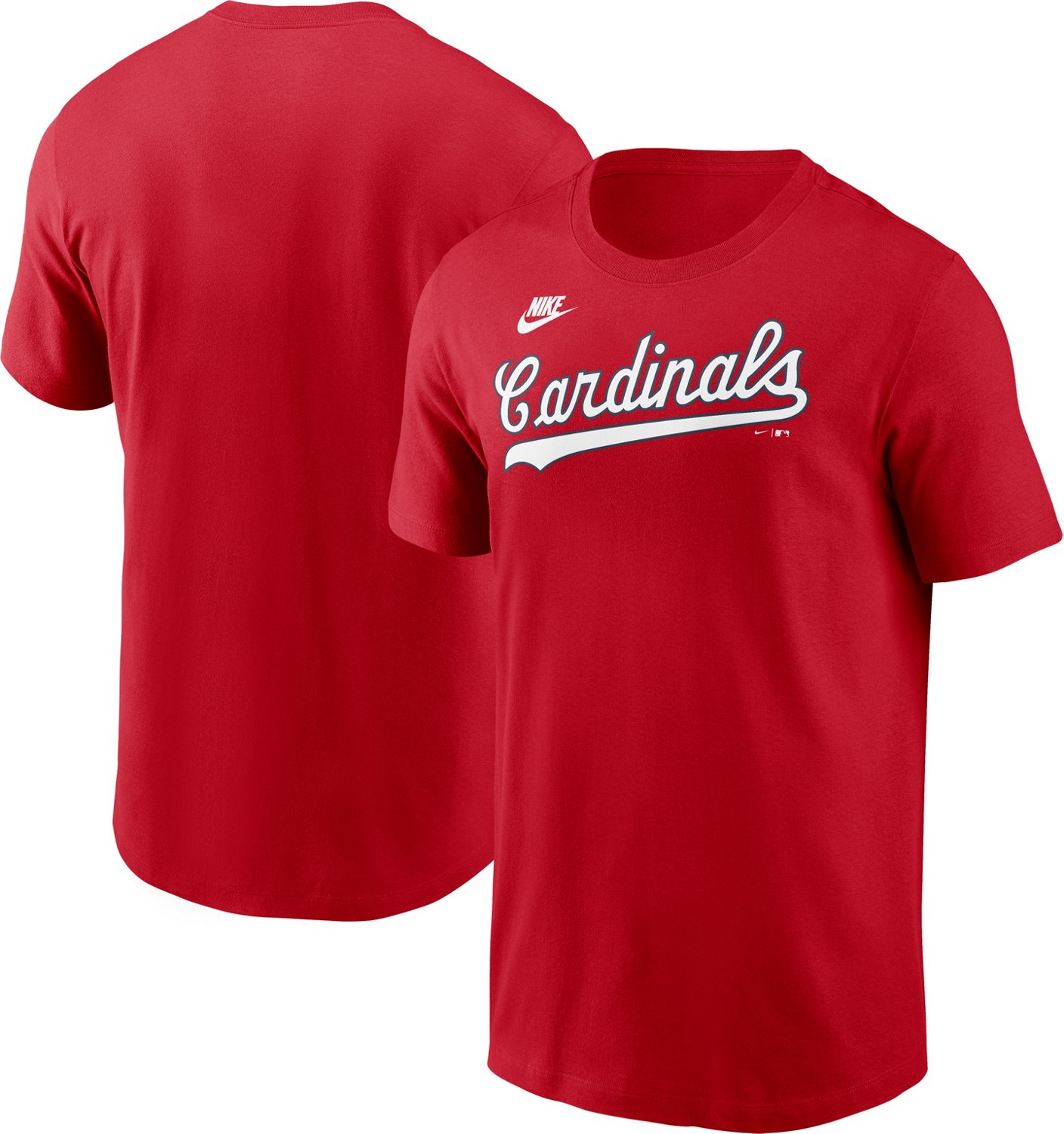 Nike Men's St. Louis Cardinals Coop Wordmark Graphic T-shirt  - view number 3