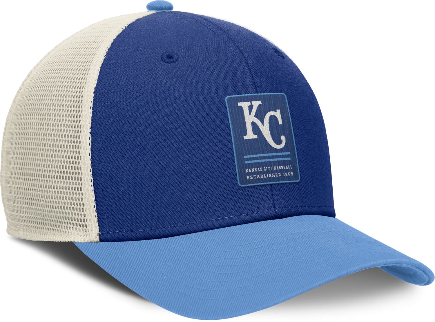 Nike Men's Kansas City Royals Rise Primetime Structured Stretch Cap - view number 3