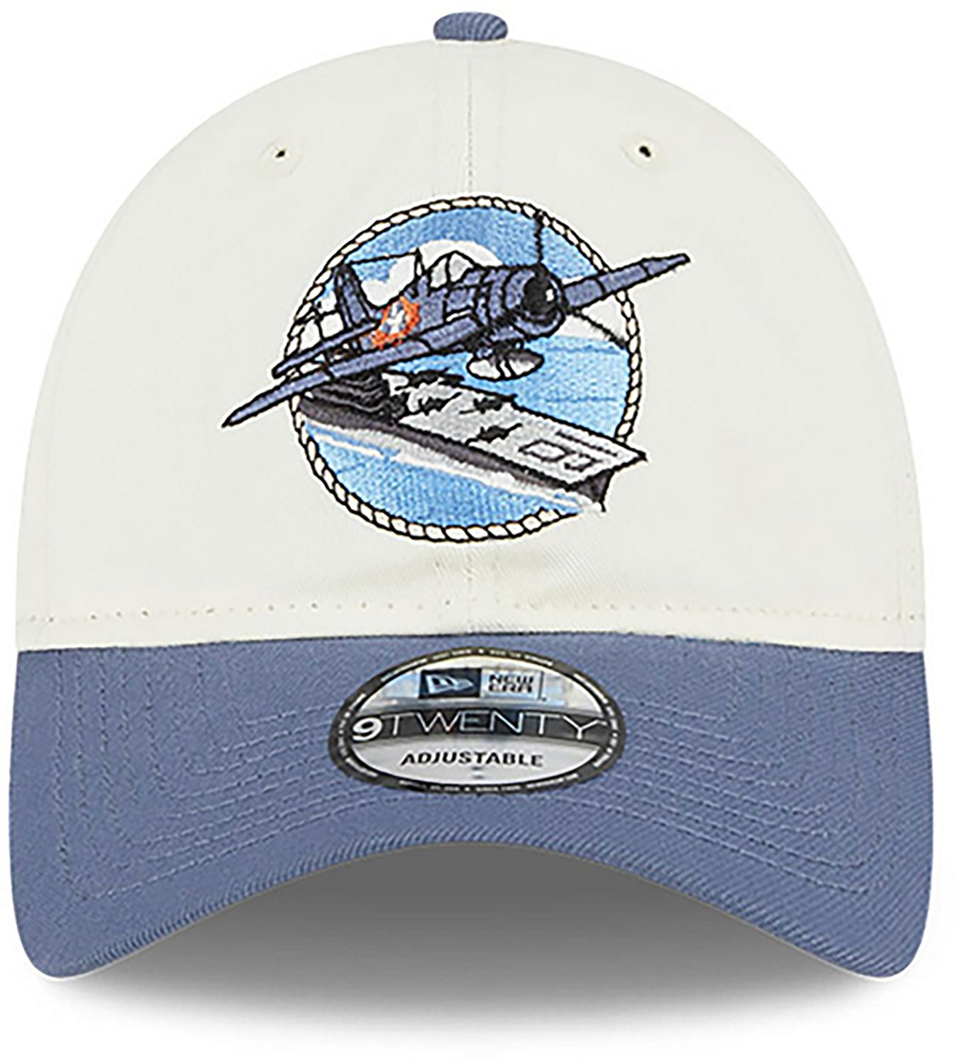 New Era Men's Corpus Christi Hooks '24 Theme Nights Blue Ghosts 9TWENTY Cap - view number 2