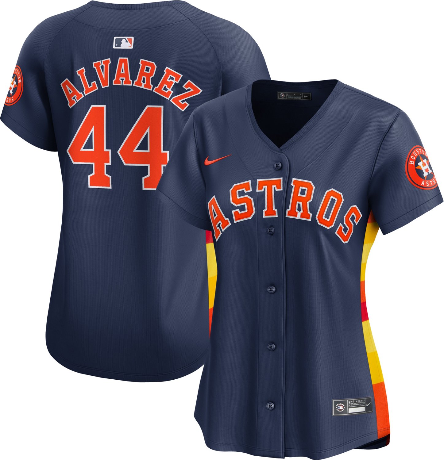 Nike Women's Houston Astros Yordan Alvarez Limited Name and Number Alternate Jersey - view number 4