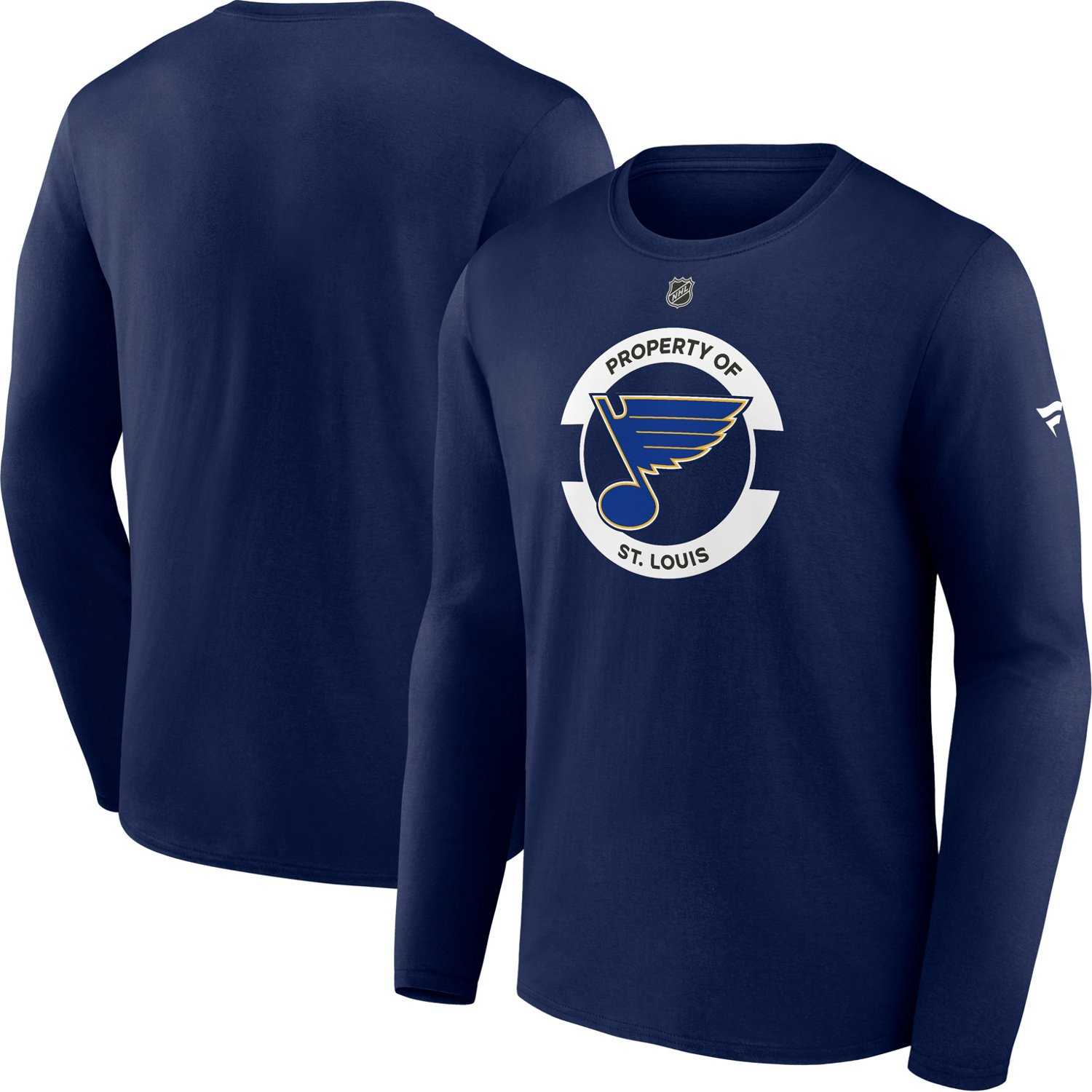 Fanatics Men's Blues AP Secondary Long Sleeve T-shirt                                                                            - view number 3