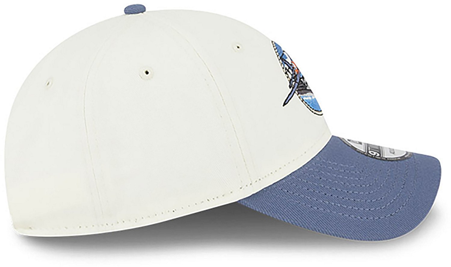 New Era Men's Corpus Christi Hooks '24 Theme Nights Blue Ghosts 9TWENTY Cap - view number 7