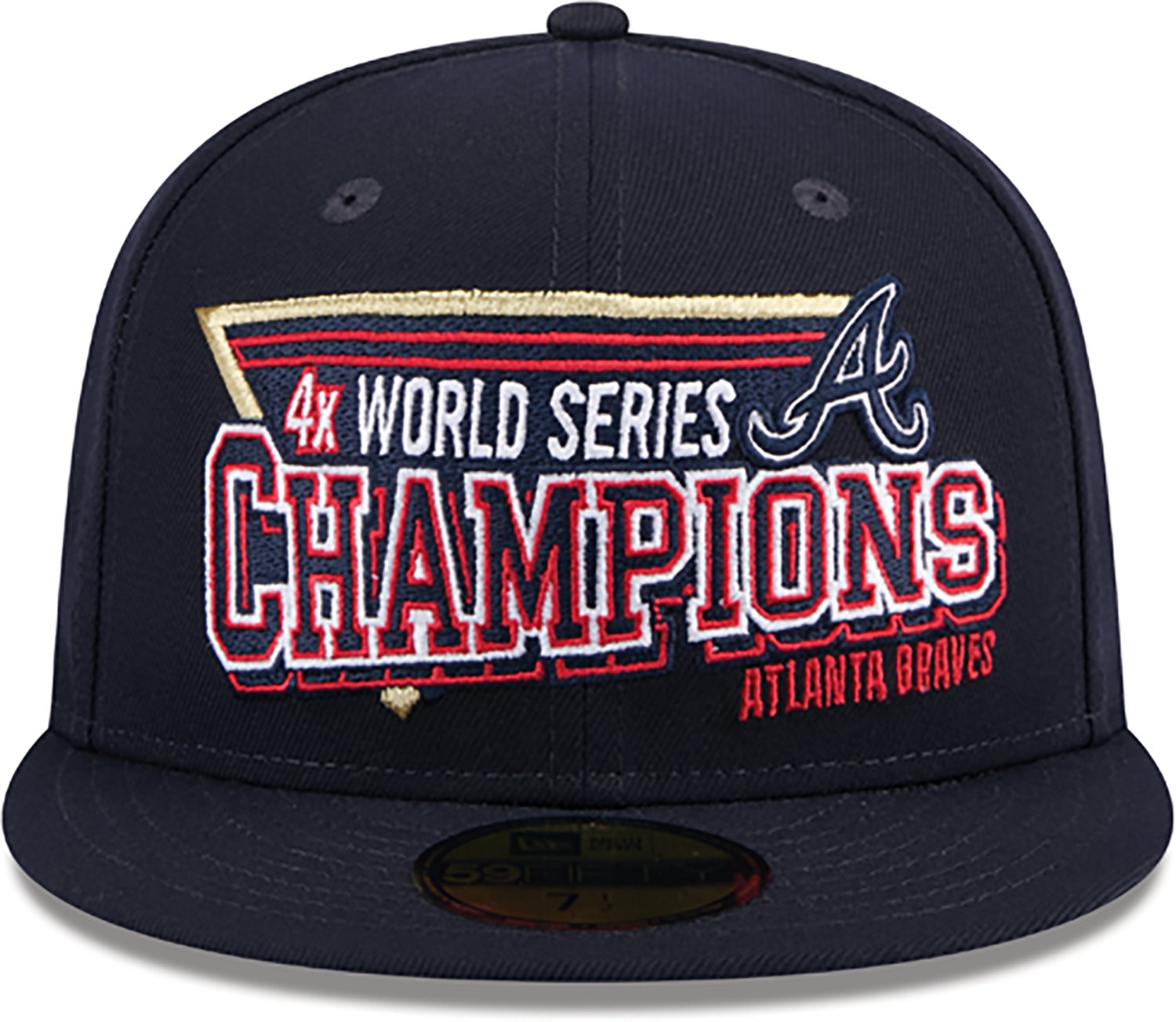 New Era Men's Atlanta Braves Throwback Champs 59FIFTY Cap - view number 2