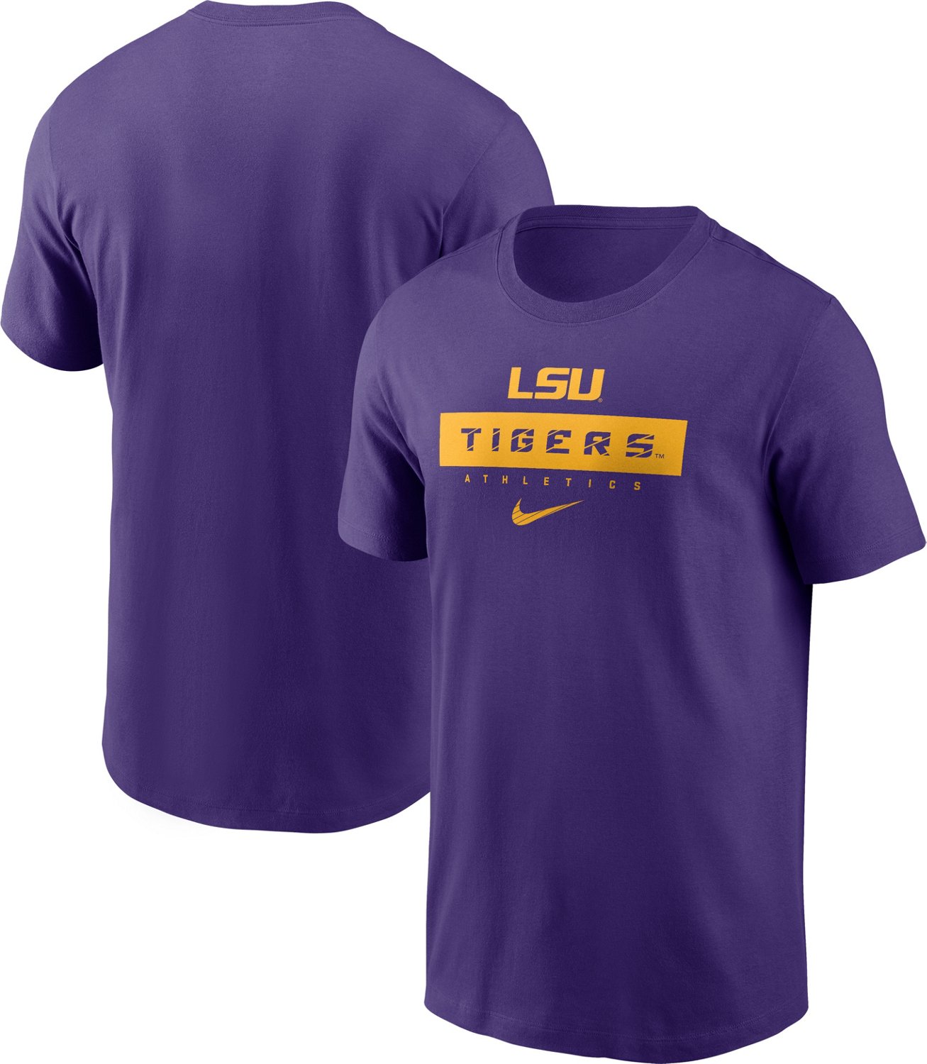 Nike Men's LSU DF Cotton Team Issue T-shirt - view number 2