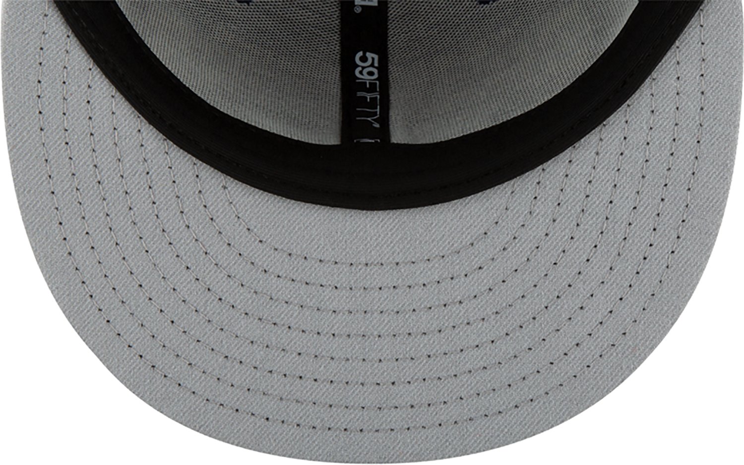 New Era Men's Tampa Bay Rays Black on Black Fitted 59FIFTY Cap                                                                   - view number 6