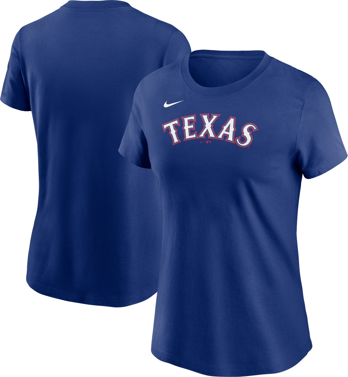 Nike Women’s Texas Rangers Fuse Wordmark Graphic T-shirt                                                                       - view number 3
