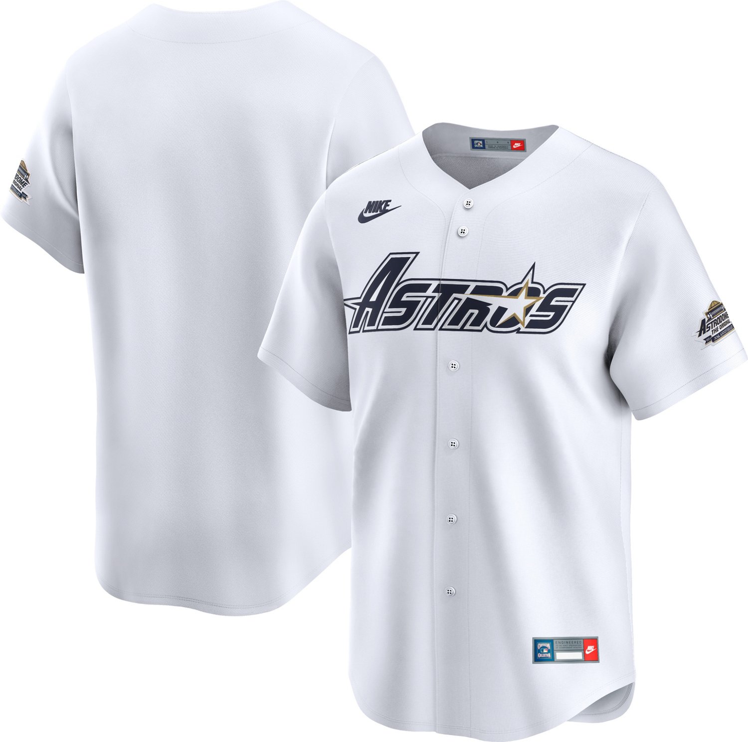 Nike Men's Astros Cooperstown Gold Star '95 Jersey - view number 2