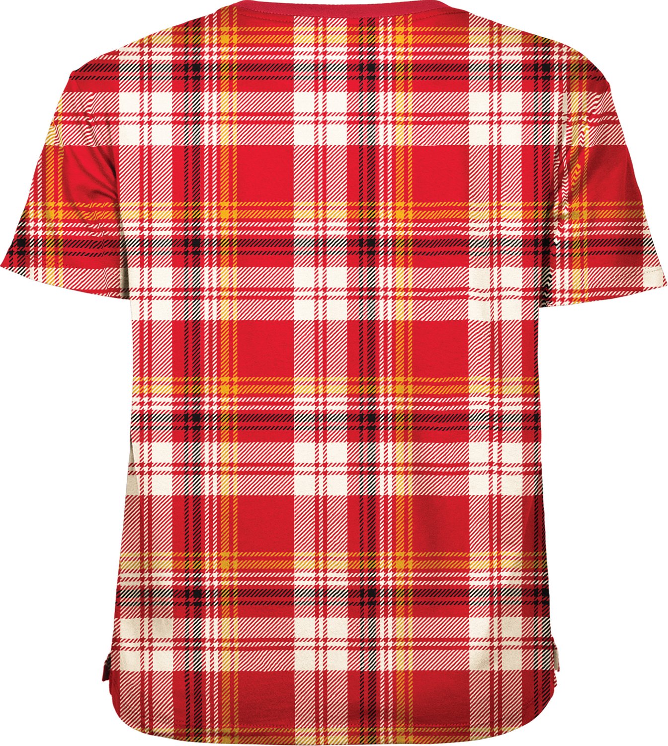New Era Women's Chiefs Plaid Boxy Crop T-shirt - view number 2