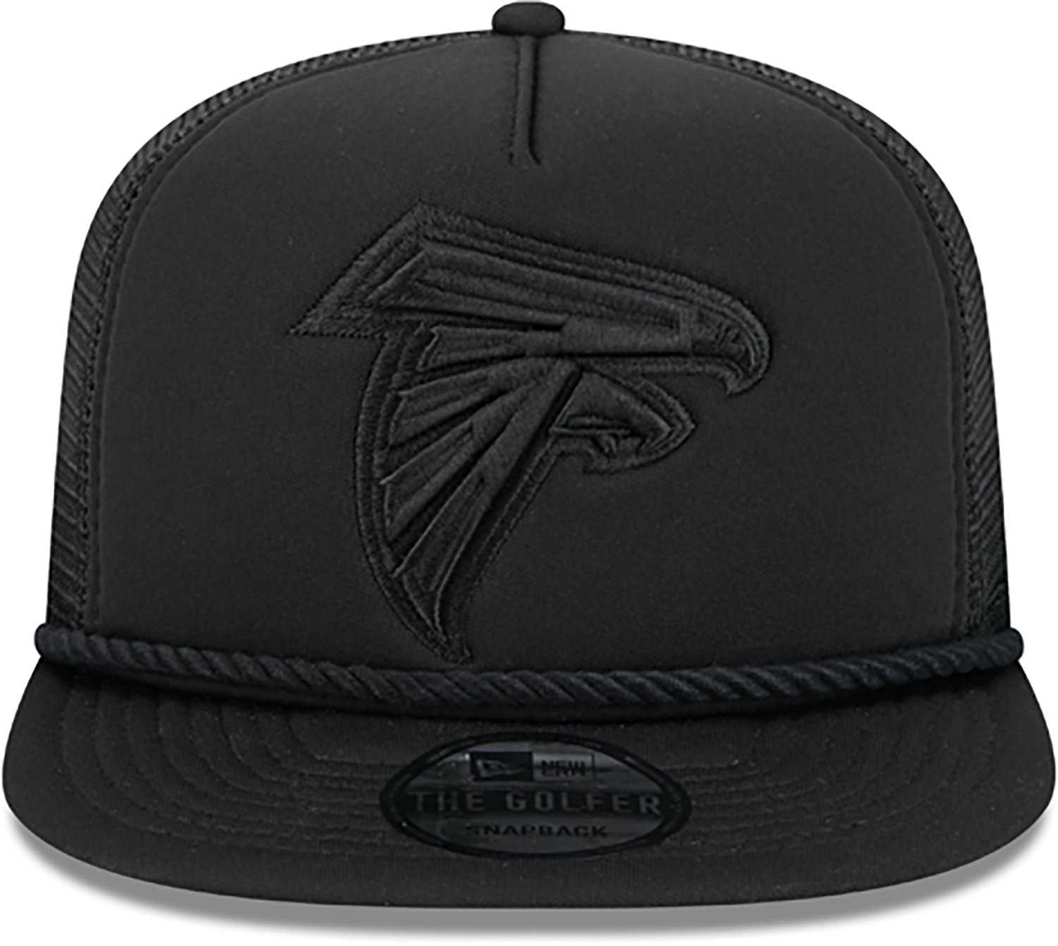 New Era Golfer Trucker Black on Black Falcons Cap                                                                                - view number 2