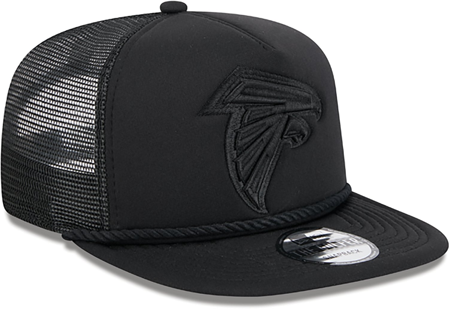 New Era Golfer Trucker Black on Black Falcons Cap                                                                                - view number 3