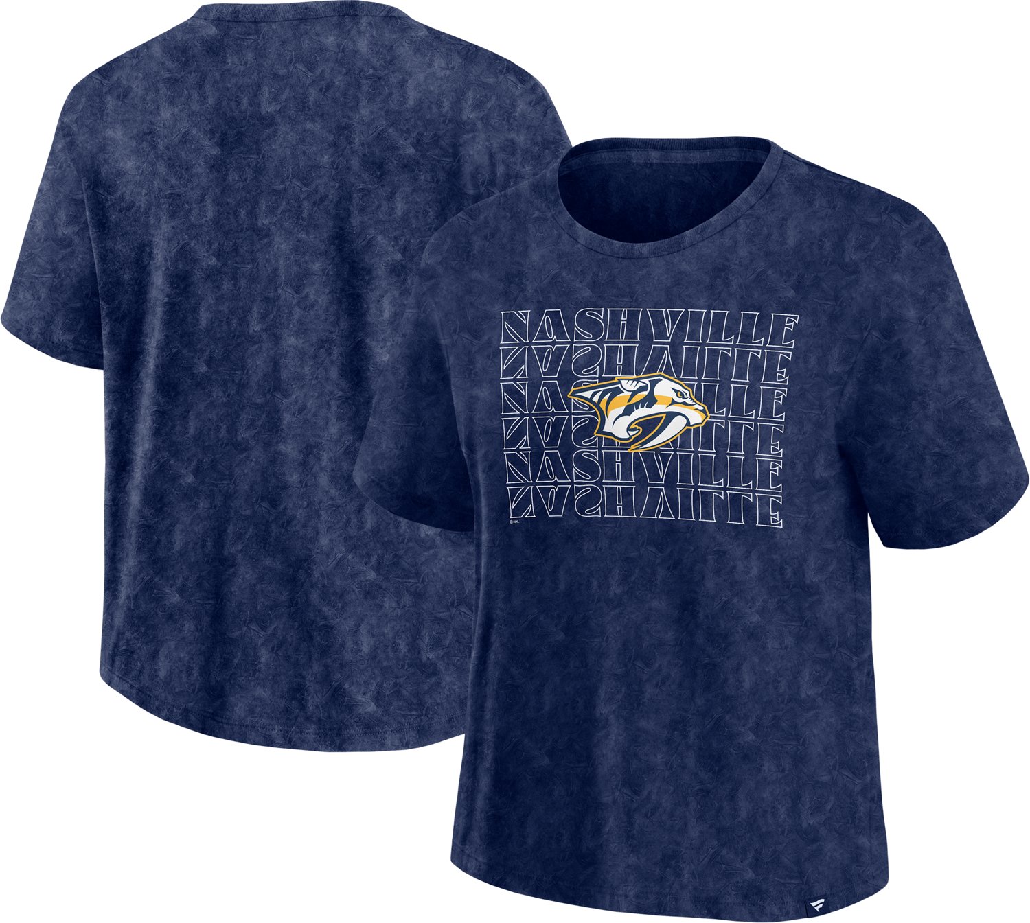 Fanatics Women's Predators Faded T-shirt - view number 3