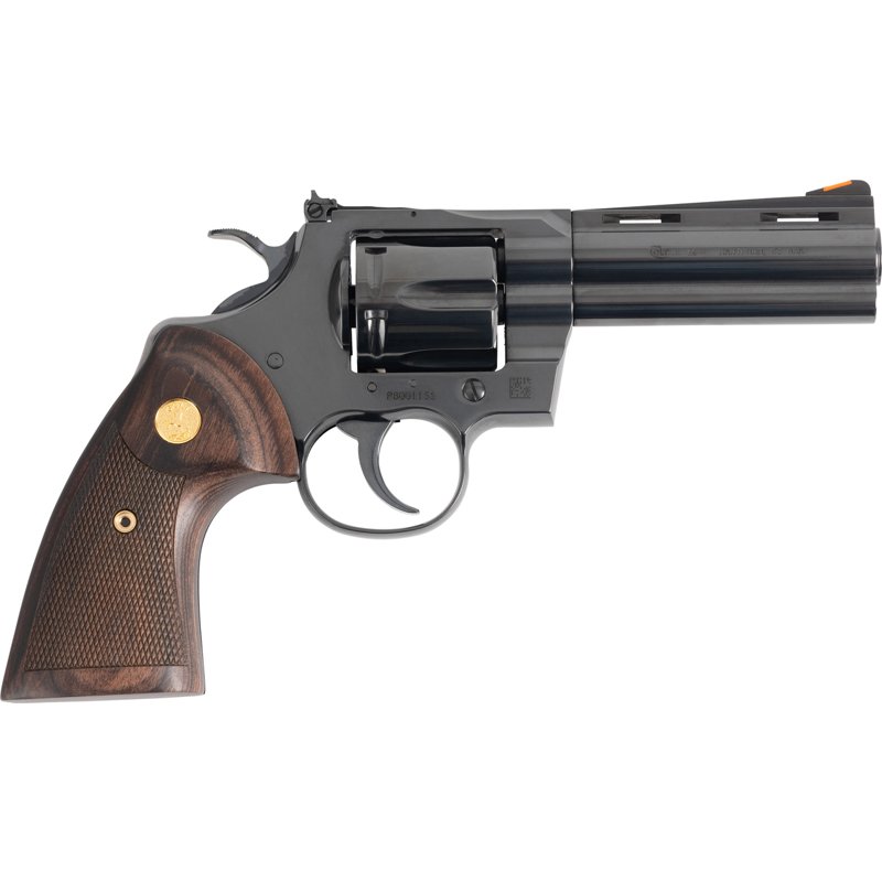 Colt Python Blued .357 Magnum 4.25" Bbl Wood Grips Blued Revolver PYTHON-BP4WTS