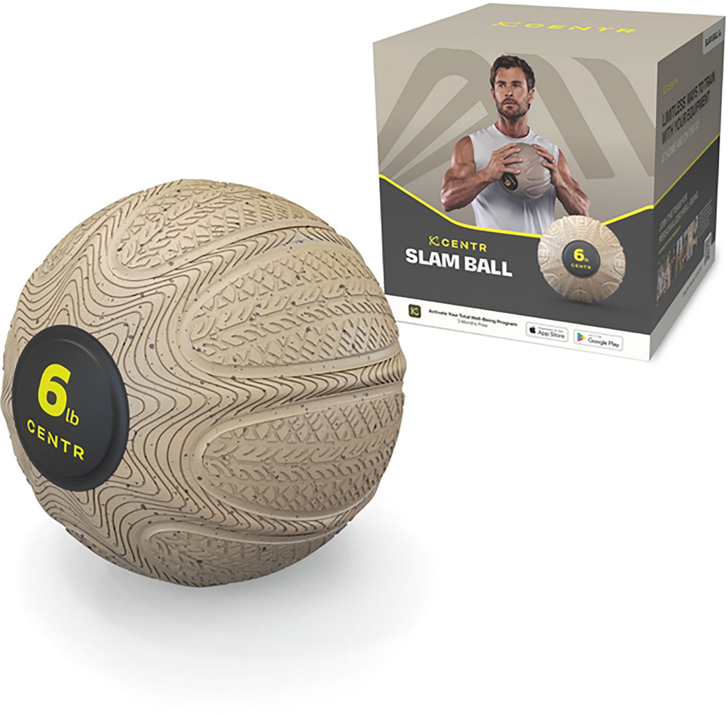 CENTR 6 lb Slam Ball                                                                                                             - view number 2